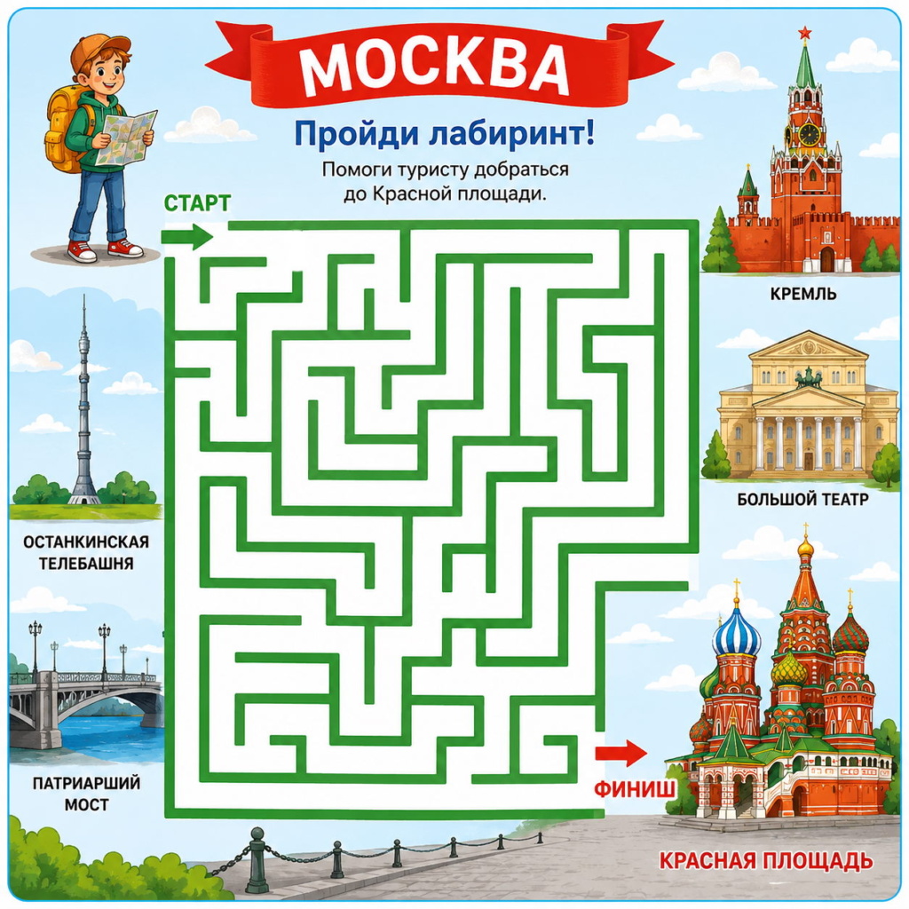 Лабиринт Достопримечательности Москвы