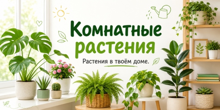 Комнатные растения. Растения в твоём доме