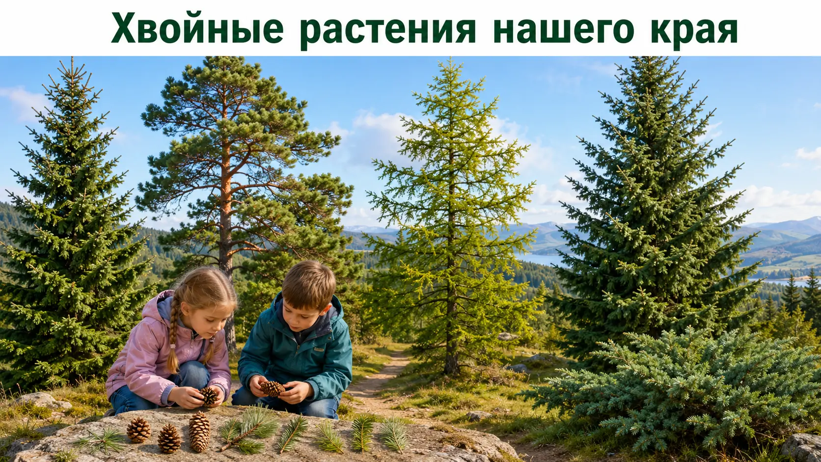 Ель, сосна, лиственница, пихта и можжевельник в природе