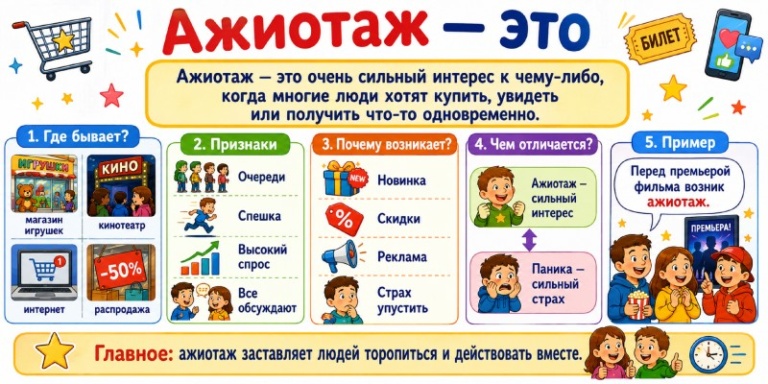 Ажиотаж что это простыми словами