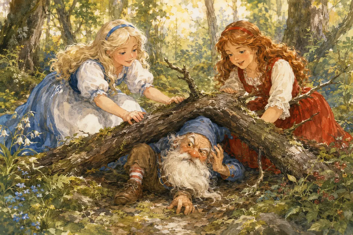 Белоснежка и Розочка — иллюстрация 4