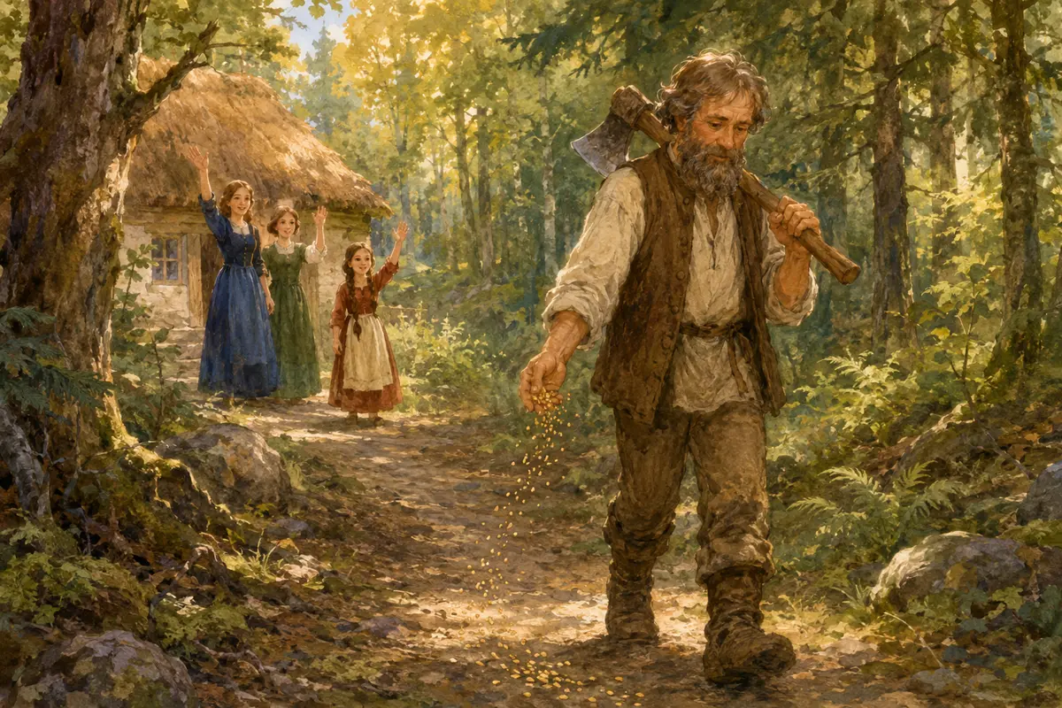 Лесной дом — иллюстрация 2