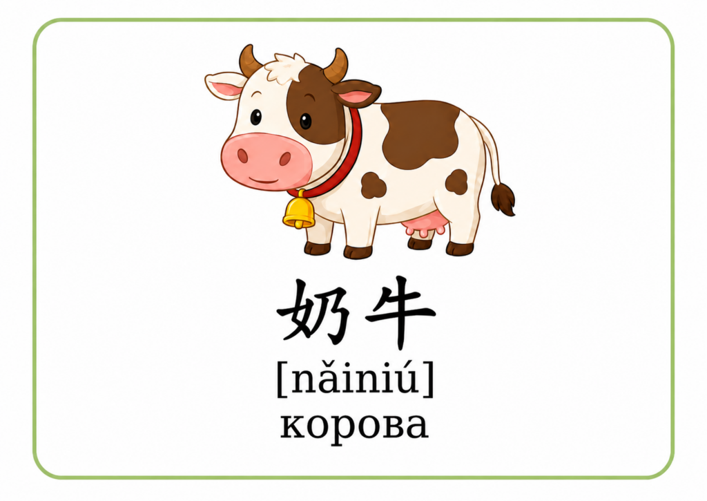 корова