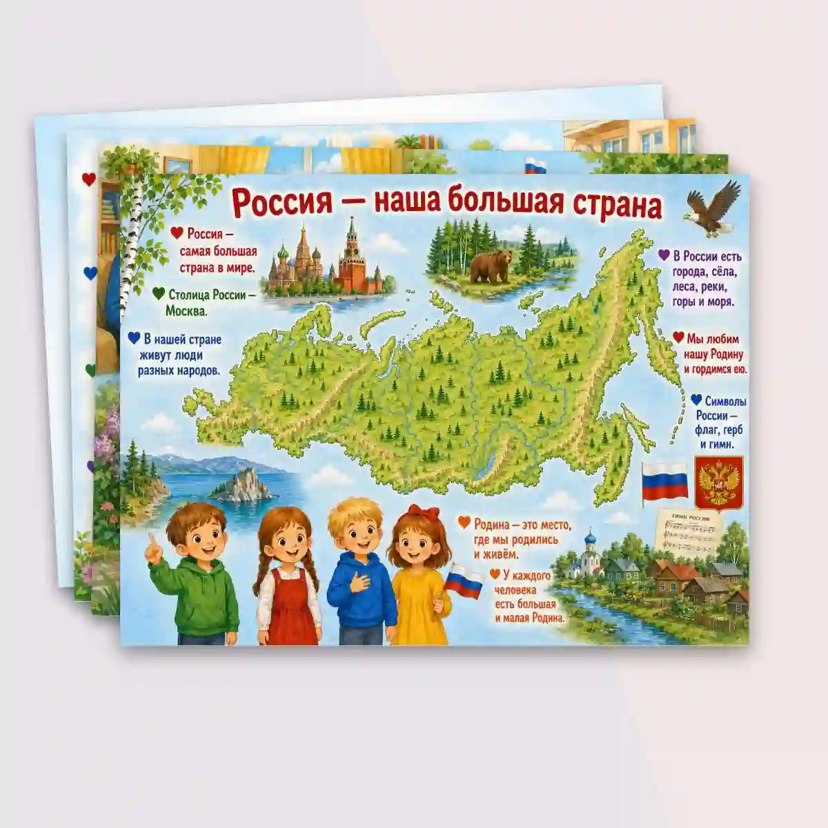 Повторение темы Наша страна — Россия