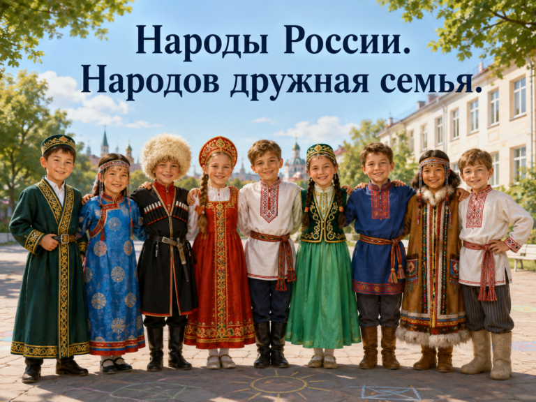 Народы России. Народов дружная семья