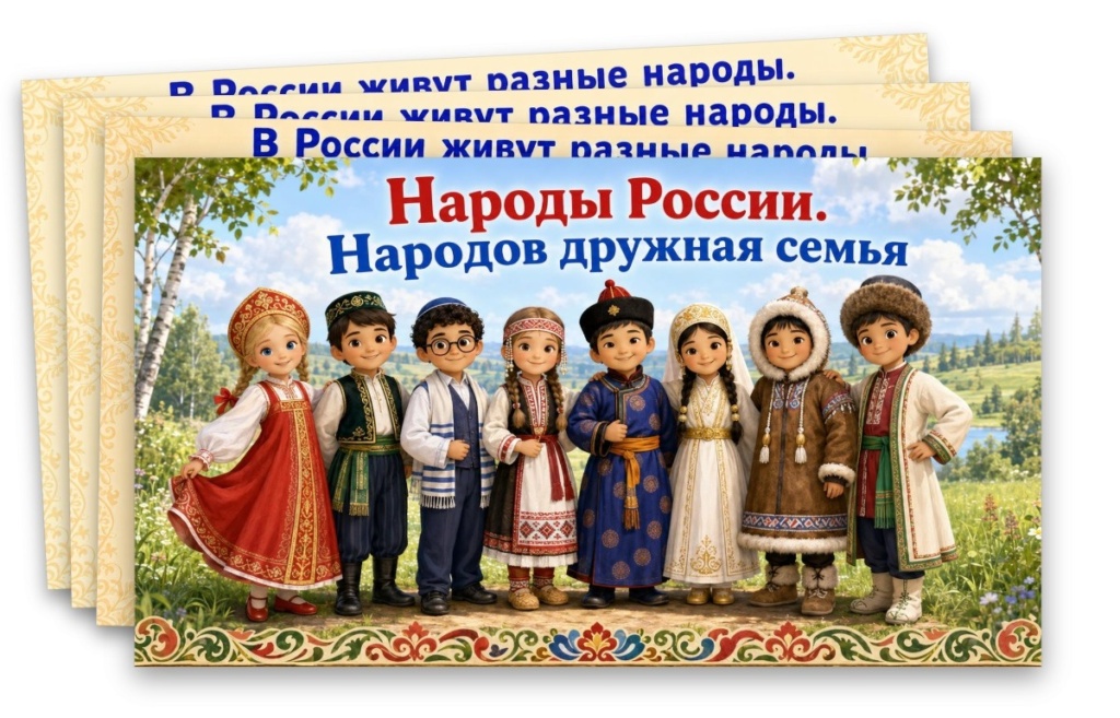 Народы России. Народов дружная семья.