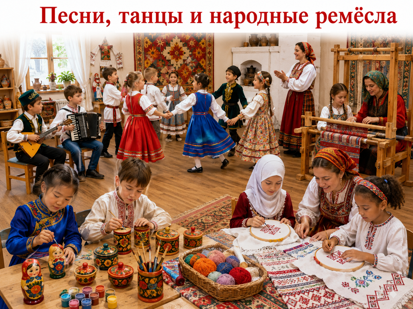 Песни, танцы и народные ремёсла России