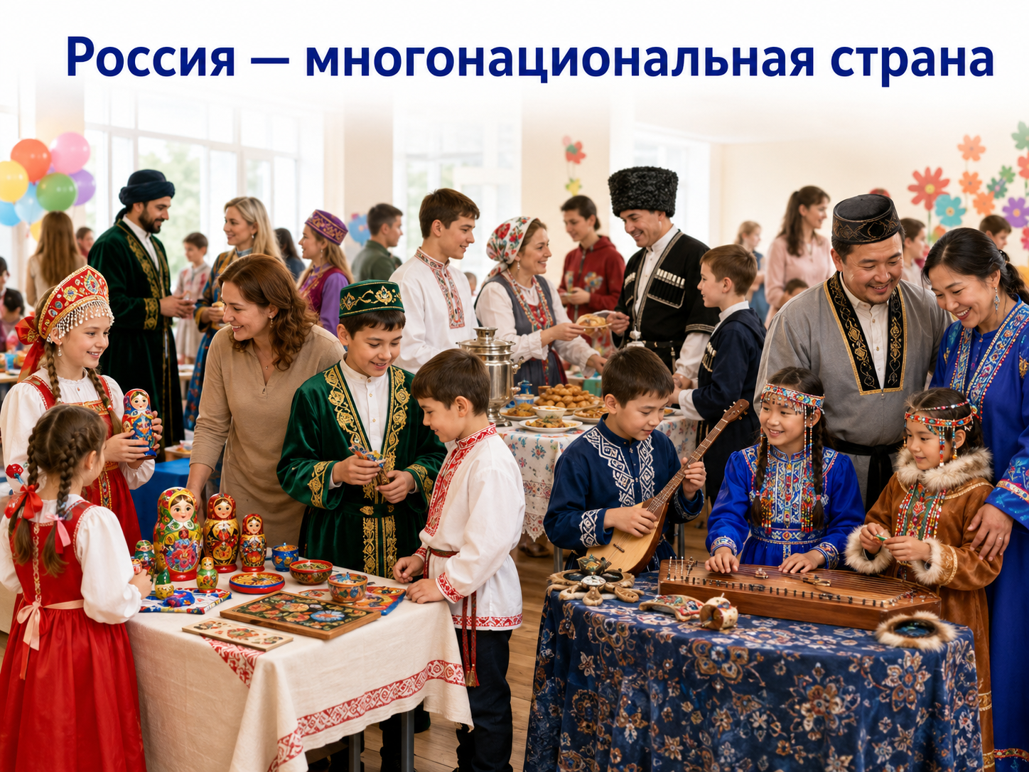 Россия — многонациональная страна