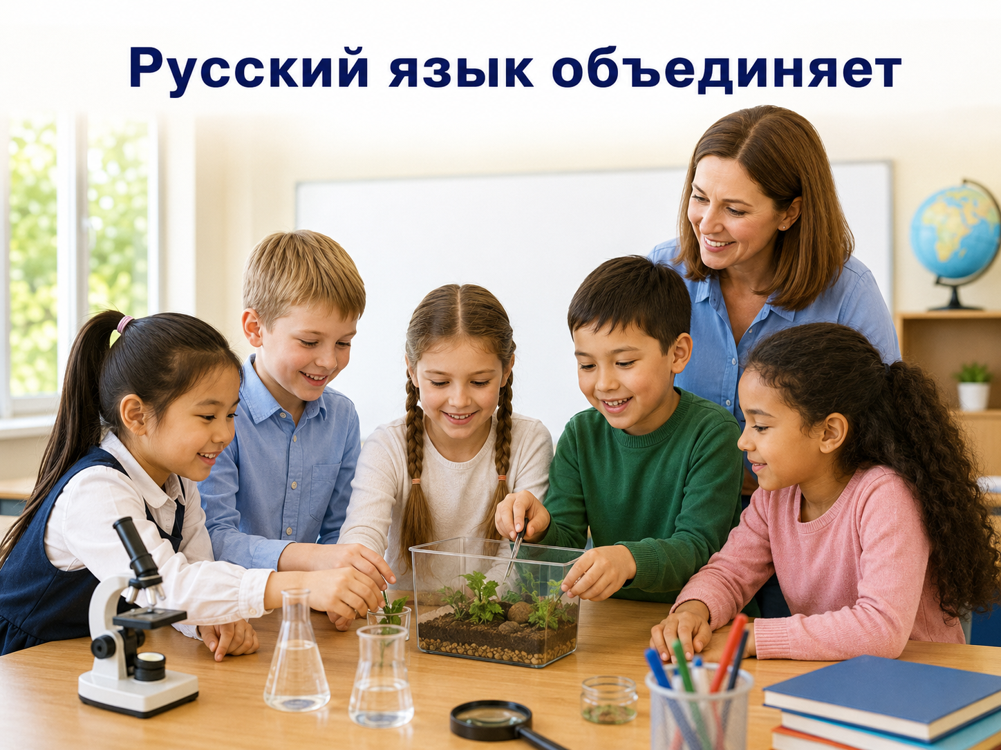 Русский язык объединяет жителей России